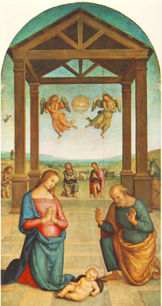 Pietro Perugino The Presepio